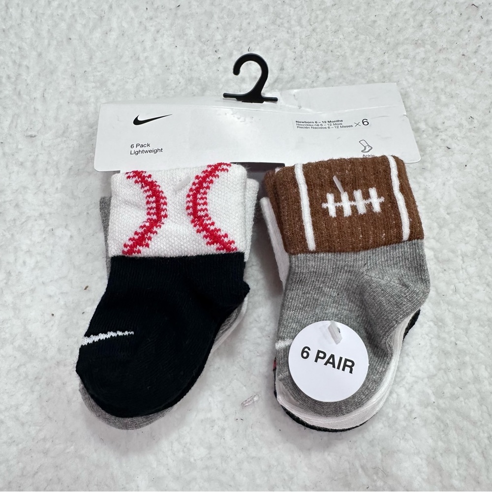 Baby Nike Sports-Themed Socks